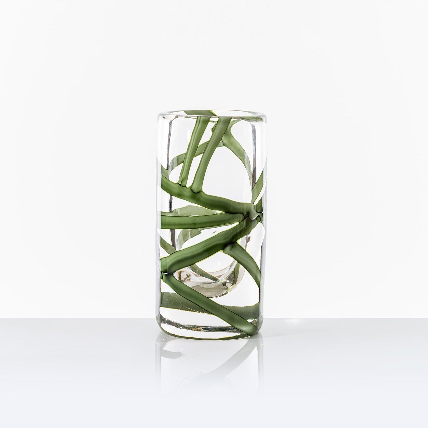 Peter Marino's Cilindra vase in new Apple Green colour